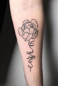 9张精美黑色线条创意纹身图案