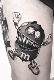 黑灰点刺纹身图案-9张创意黑灰的点刺纹身图片