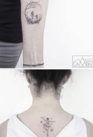 土耳其漫画家小清新纹身图案作品欣赏