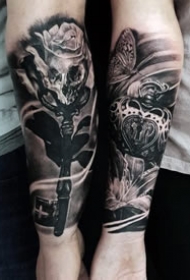 创意情侣纹身--20张适合恋人手臂上的成对情侣纹身图案