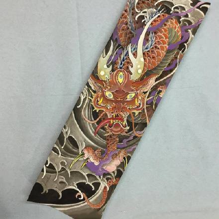 9张花臂花腿的传统纹身手稿图案欣赏