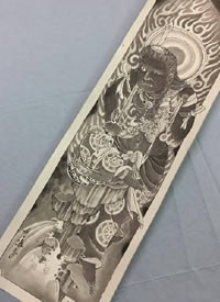 9张花臂花腿的传统纹身手稿图案欣赏