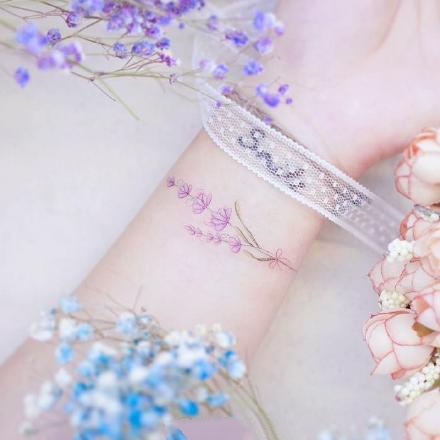 一组女生喜欢的唯美简约小清新纹身图案