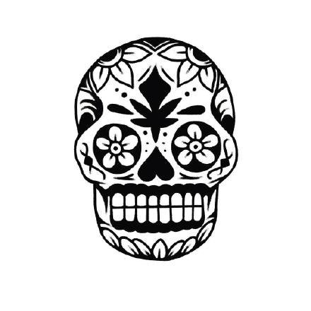 9张oldschool黑灰纹身手稿图案