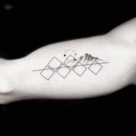 后极简主义纹身艺术家 Okan Uckun 的最新纹身图案作品