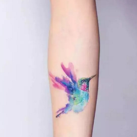 彩色的创意趣味涂鸦纹身图案作品