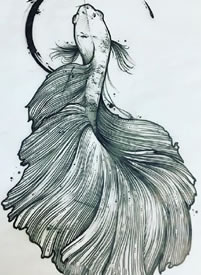 创意的12张暗黑风格的纹身手稿图案欣赏