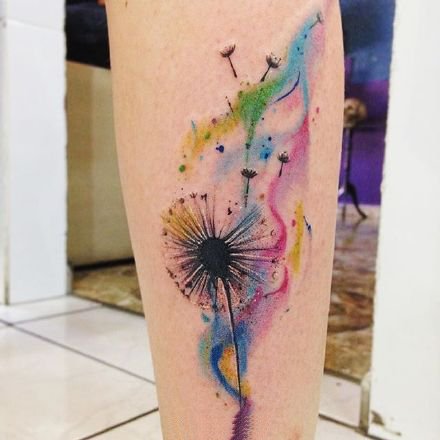 一组好看的漂亮水彩小图纹身图案图片欣赏