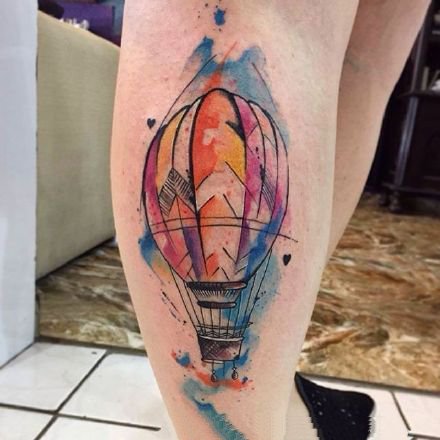 一组好看的漂亮水彩小图纹身图案图片欣赏