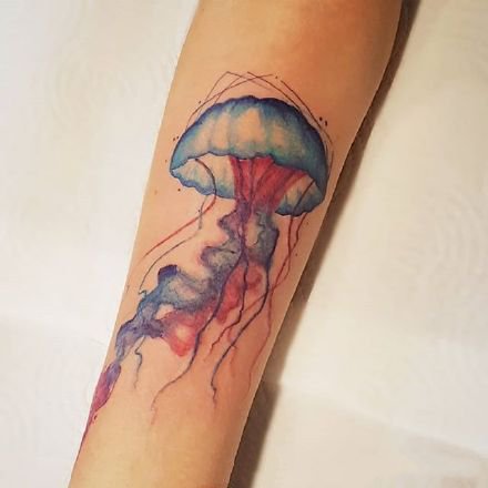 水彩刺青--17张漂亮的精美水彩纹身图案欣赏