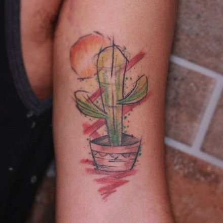 水彩刺青--17张漂亮的精美水彩纹身图案欣赏