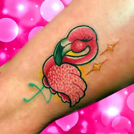 一组彩色的newschool炫彩 纹身图案欣赏