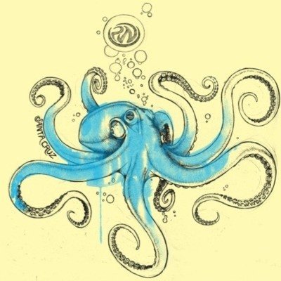 29张八爪鱼章鱼纹身手稿图案欣赏