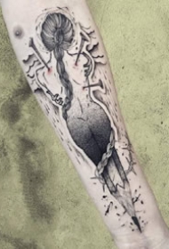 优秀的一组漂亮点刺纹身图案作品