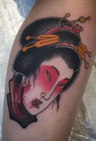 传统日式风格的一组纹身小图案作品欣赏