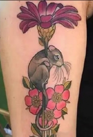 老鼠纹身图--一组十二生肖的老鼠纹身图案欣赏缩略频道推荐图