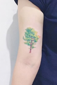 18张适合女生夏日的小清新简约纹身图案