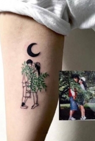 照片纹身图--珍惜的纪录意义的照片纹身图案欣赏