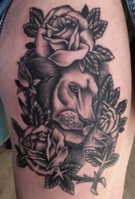 黑灰school纹身图---一组南昌雷鬼刺青的school黑灰纹身图案