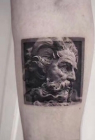 一组超精细的欧美壁画风格的纹身图案8张