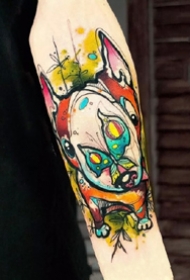 9张艳丽颜色的重彩色纹身图案欣赏