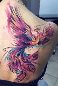 凤凰刺青图--很漂亮的一组凤凰纹身图案