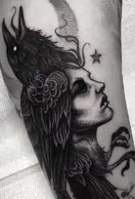 一组不错的暗黑系列纹身图案作品欣赏