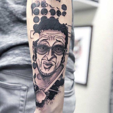 日本动漫海贼王的几个角色纹身图案