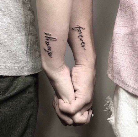 适合恋人的18张好看的情侣纹身图案符号