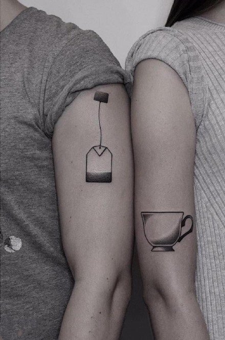 适合恋人的18张好看的情侣纹身图案符号