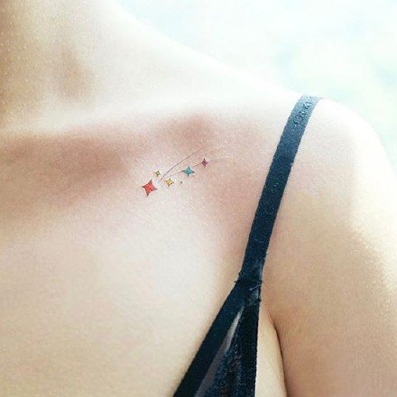 很多女生喜欢的小清新纹身图案作品18张