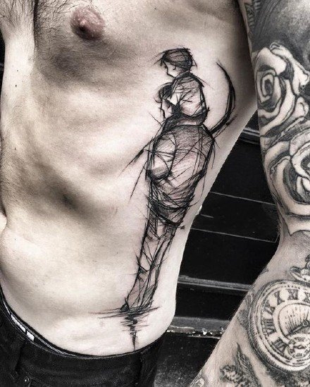 Inez Janiak伊內兹 贾尼亚克的素描纹身图案作品