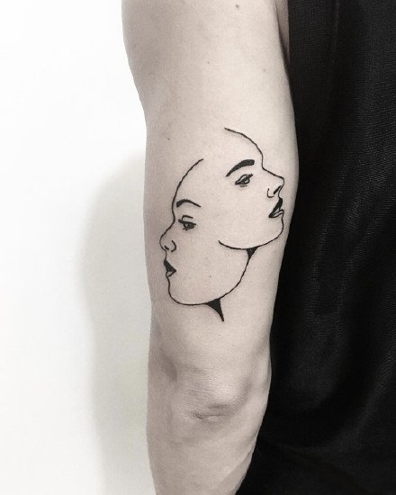 ​趣味黑色线条小图--曼彻斯特纹身艺术家 Neil Preston