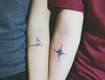 26款适合情侣纹身的漂亮纹身图案作品