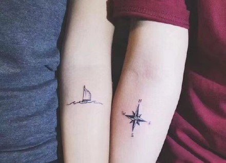 26款适合情侣纹身的漂亮纹身图案作品