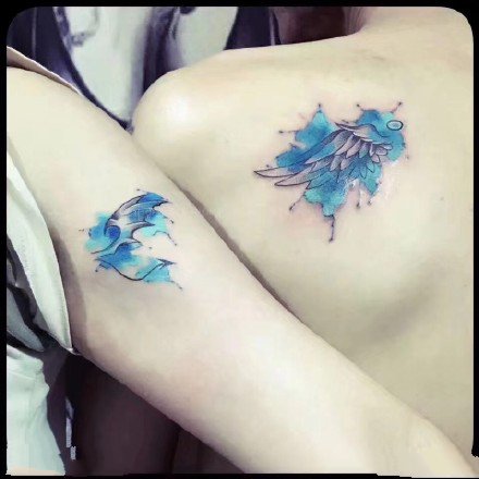 26款适合情侣纹身的漂亮纹身图案作品