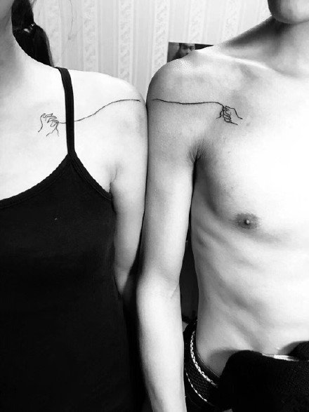 26款适合情侣纹身的漂亮纹身图案作品