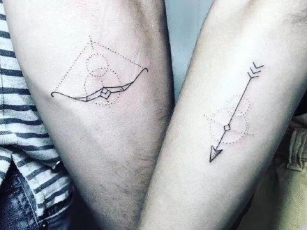 26款适合情侣纹身的漂亮纹身图案作品