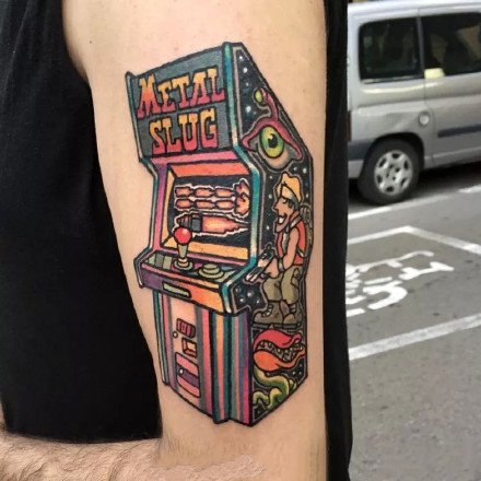 神秘风格的一组创意彩色纹身刺青作品图片