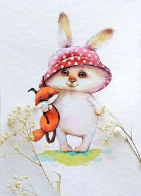 小清新水彩动物纹身手稿图案素材14张缩略频道推荐图