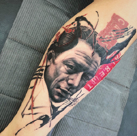 很富有设计感的一组涂鸦纹身作品图案