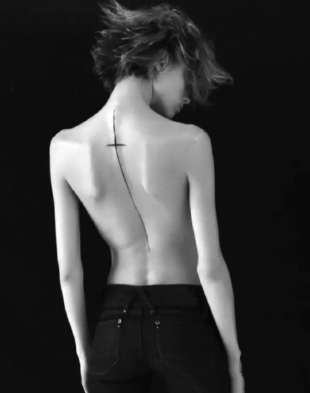 很简洁的线条组成的简约纹身图案作品9张