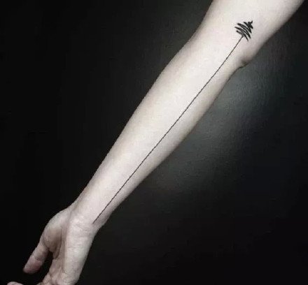 很简洁的线条组成的简约纹身图案作品9张