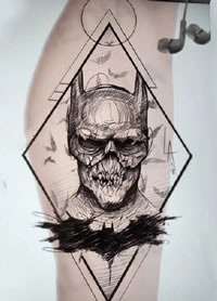 暗黑线稿：小臂和小腿的8张暗黑风格的线稿效果图