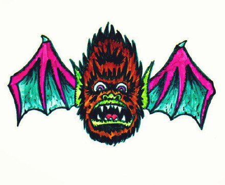 36张oldschool风格的彩色小图案纹身手稿