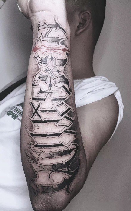 花体字--9张漂亮的一组英文花体字纹身作品图片