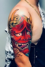 不错的日式传统般若纹身作品图片8张