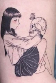 小姑娘纹身--一组小女孩的创意纹身作品图片