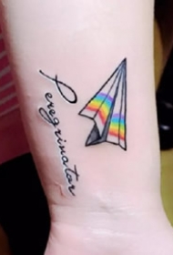 折纸纹身--趣味的一组创意折纸纹身作品图案