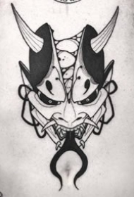 风格另类的一组破碎脸般若纹身作品图案缩略频道推荐图